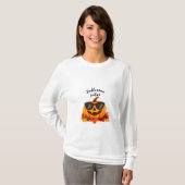 ハロウィーンのシーン Tシャツ (正面フル)