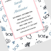 ハロウィーンのジェンダーの発表の招待10月のパターン 招待状