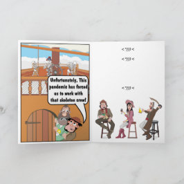 ハロウィーンのジョーク。カード カード