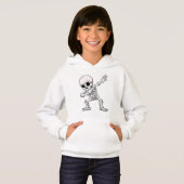 ハロウィーンのスケルトンのダビングTシャツ (正面フル)