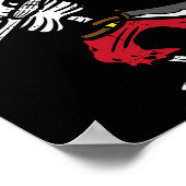 ハロウィーンのスケルトン海賊ダブコスチュームボーイキッズトッド ポスター (角)