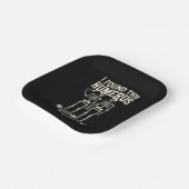 ハロウィーンのスケルトン私はハメロスの衣装を見つけおもしろいた ペーパープレート (傾斜あり)