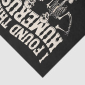 ハロウィーンのスケルトン私はハメロスの衣装を見つけおもしろいた 薄葉紙 (詳細)