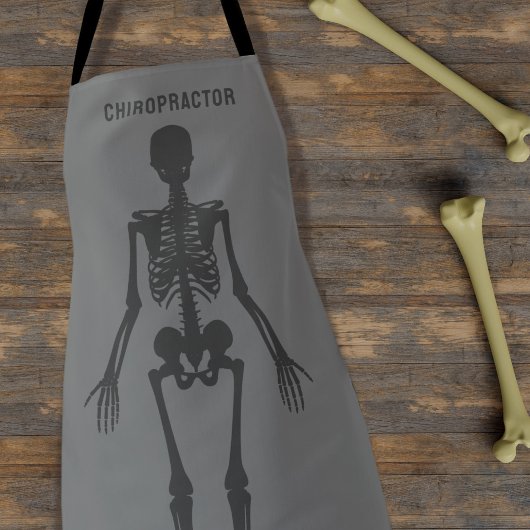 ハロウィーンのスケルトン衣装おもしろいカイロプラクターエプロン エプロン