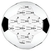 ハロウィーンのスケルトン，トリックまたは治療，ブー サッカーボール (回転)