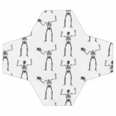 ハロウィーンのスケルトン，トリックまたは治療，ブー サッカーボール (フラット)