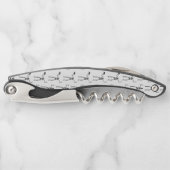 ハロウィーンのスケルトン，トリックまたは治療，ブー ソムリエナイフ (正面)