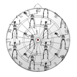 ハロウィーンのスケルトン，トリックまたは治療，ブー ダーツボード