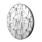 ハロウィーンのスケルトン，トリックまたは治療，ブー ダーツボード (正面右)