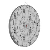 ハロウィーンのスケルトン，トリックまたは治療，ブー ダーツボード (正面左)