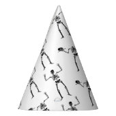 ハロウィーンのスケルトン，トリックまたは治療，ブー パーティーハット (左)