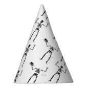 ハロウィーンのスケルトン，トリックまたは治療，ブー パーティーハット (右)