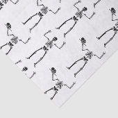 ハロウィーンのスケルトン，トリックまたは治療，ブー 薄葉紙 (詳細)