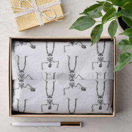 ハロウィーンのスケルトン，トリックまたは治療，ブー 薄葉紙