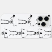 ハロウィーンのスケルトン,トリックまたは治療,ブー Case-Mate iPhoneケース (裏面 (横))
