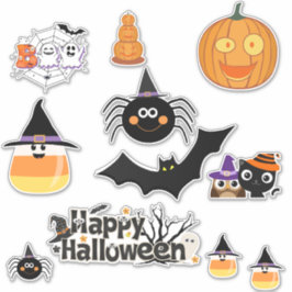 ハロウィーンのステッカーシート シール