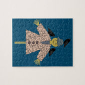 ハロウィーンのストローとばら ジグソーパズル (横)