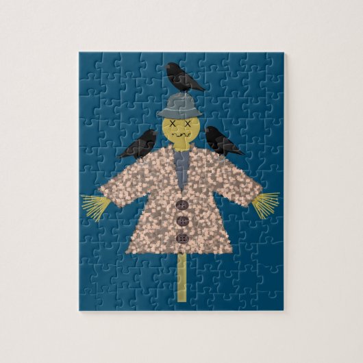 ハロウィーンのストローとばら ジグソーパズル (縦)