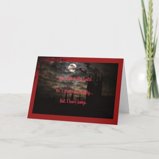 ハロウィーンのスプークフェスト折り畳みグリーティングカード カード (正面)