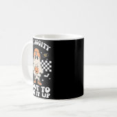 ハロウィーンのスリリングな幽霊 Diggity Bout To Bag Up コーヒーマグカップ (正面左)