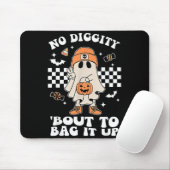ハロウィーンのスリリングな幽霊 Diggity Bout To Bag Up マウスパッド (マウス)