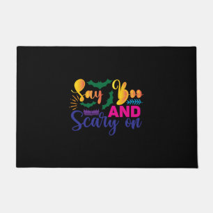ハロウィーンのセイと怖いオン誕生日 ドアマット
