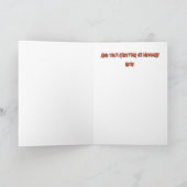 ハロウィーンのゾンビピザフードトラック カード (内部)