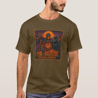 ハロウィーンのタイムトラベラー Tシャツ