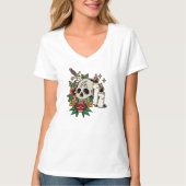 ハロウィーンのタトゥーTシャツ Tシャツ (正面)