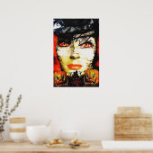 ハロウィーンのダークレディ ポスター (キッチン)