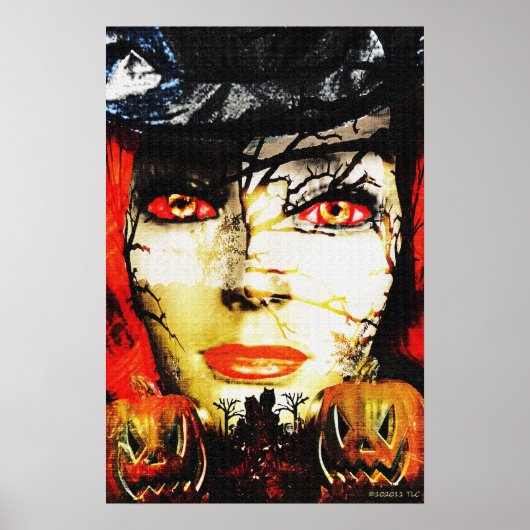 ハロウィーンのダークレディ ポスター (正面)