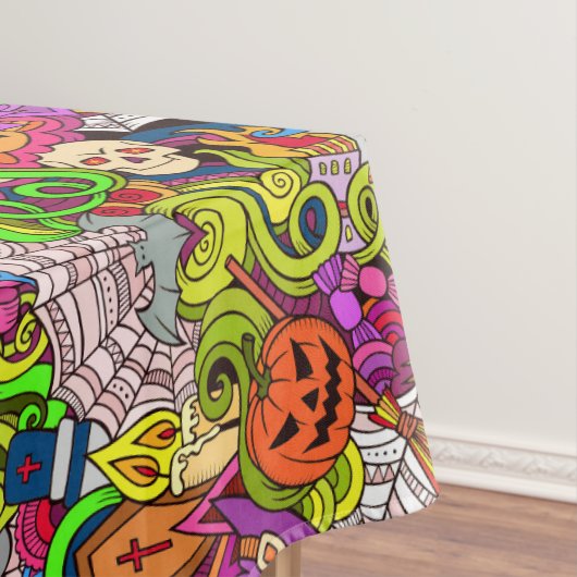 ハロウィーンのテーブルクロス、バナー、フォトプロップ テーブルクロス (インサイチュ)