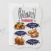 ハロウィーンのディナー – うんざりするほど美味しいごちそう (正面)