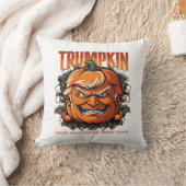 ハロウィーンのトランプキンがハロウィーンを再素晴らしびトレンに クッション (ブランケット)