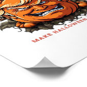 ハロウィーンのトランプキンがハロウィーンを再素晴らしびトレンに ポスター (角)