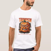 ハロウィーンのトランプキンがハロウィーンを再素晴らしびトレンに Tシャツ (正面)