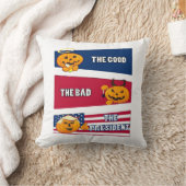ハロウィーンのトランプキン大統領 クッション (ブランケット)