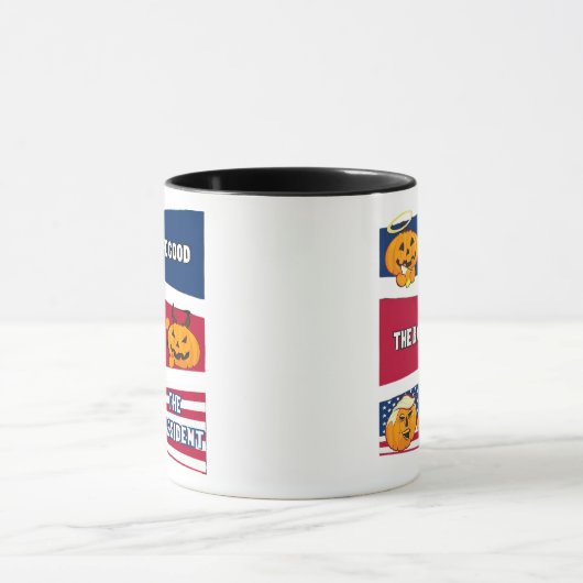 ハロウィーンのトランプキン大統領 マグカップ (中央)