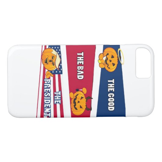 ハロウィーンのトランプキン大統領 Case-Mate iPhoneケース (裏面(横))