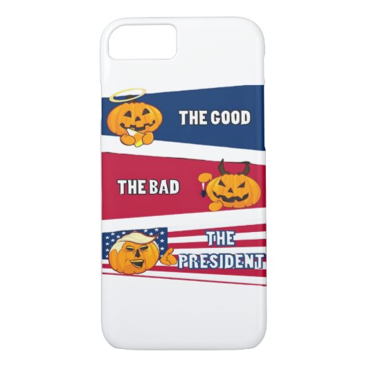 ハロウィーンのトランプキン大統領 Case-Mate iPhoneケース (裏面)