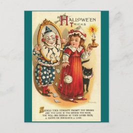 ハロウィーンのトリック ポストカード