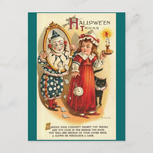 ハロウィーンのトリック ポストカード (正面)