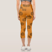 ハロウィーンのドードルボホマンダラパンプキンズ秋 カプリレギンス (裏面)