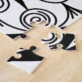 ハロウィーンのドードルボホマンダラパンプキンズ秋 ジグソーパズル (側面)