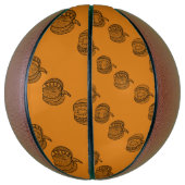 ハロウィーンのドードルボホマンダラパンプキンズ秋 バスケットボール (縦)