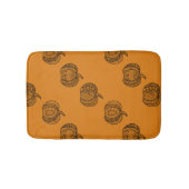 ハロウィーンのドードルボホマンダラパンプキンズ秋 バスマット (正面)