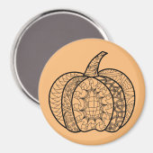 ハロウィーンのドードルボホマンダラパンプキンズ秋 マグネット (正面/裏面)