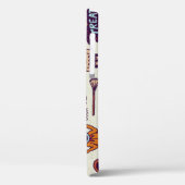 ハロウィーンのドードル、風変わりな漫画のシームレスなセット。 Case-Mate iPhoneケース (裏面 / 左)