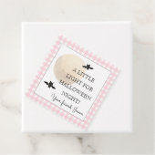 ハロウィーンのナイトピンクの女の子のための小さな光 フェイバータグ (インサイチュ)