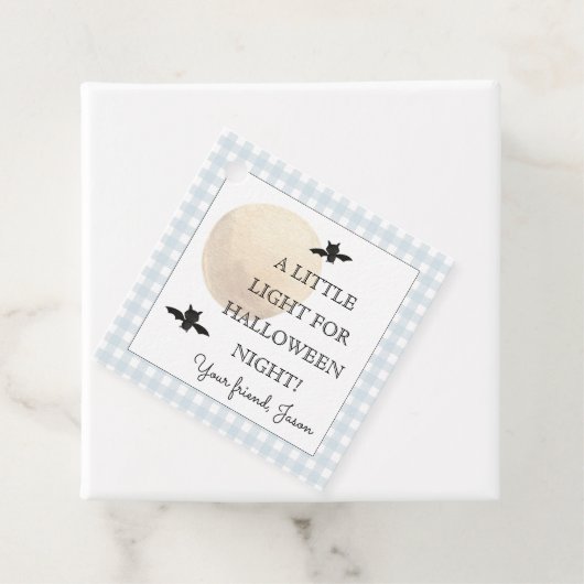 ハロウィーンのナイトブルーボーイのための小さな光 フェイバータグ (インサイチュ)